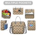 thumbnail image 2 of Brown Christmas Tree Pattern Womens Lunch Box for Work,Insulated Large Lunch Bag for Tween and Teen,Loncheras Para Mujer,Leakproof Adult Lunch Bag for Work,Beach,Travel,Picnic,Camping, 2 of 7