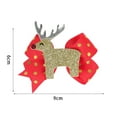 thumbnail image 2 of Niusricy Christmas Hair Clips Cute Snowflake Elk Santa Hair Bows Toddler Barrettes Kid Hairpins for Little Girls, 2 of 4