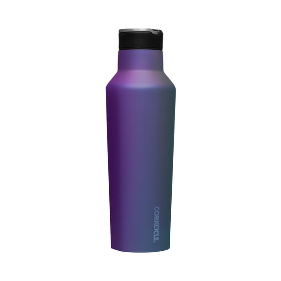Corkcicle Canteen 25 oz Insulated Stainless Steel Bottle, Gloss Olive