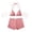 #2578Red, variant on Flattering High-Waisted Adjustable Push-Up Bikini Two-Piece Swimsuit Set with Drawstring Control for Women