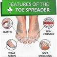 thumbnail image 5 of Yogamedic Silicone Toe Separators for Overlapping Toes, Bunion Relief and Alignment, 6-Pack, BPA-Free, One Size, Comfortable Stretching and Relaxation, 5 of 5