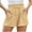 Beige, variant on AherBiu Wide Leg Shorts for Women Smocked High Waisted Lightweight Casual Loose Summer Beach Shorts with Pockets