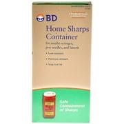 BECTON DICKISON BD Home Sharps Container 1 Each (Pack of 4)