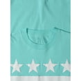 thumbnail image 3 of Ma Croix Mens Graphic Print Cash Stars Stripes Lightweight Short Sleeve T Shirt, 3 of 6
