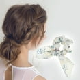 thumbnail image 2 of Unique Bargains 1 Pc Stylish Rabbit Ears Flower Hair Ties Hair Bands Beige, 2 of 5