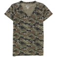 thumbnail image 1 of G-III Sports - Camiseta básica de camuflaje para mujer, verde, pequeña, 1 of 2
