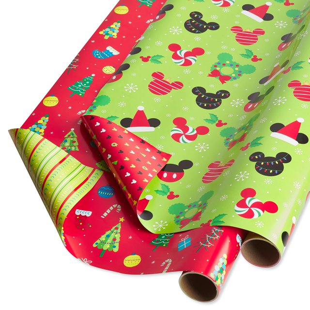 Papel de regalo Papyrus Disney Christmas Mickey Mouse Kids