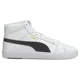 thumbnail image 1 of PU & MA Serve Pro Lite High Top Mens Black, White Sneakers Casual Shoes 38209501, 1 of 6