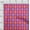 Fuschia Pink, variant on oneOone Organic Cotton Poplin Twill Fabric Swirl Ikat Printed Fabric 1 Yard 42 Inch Wide