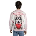thumbnail image 5 of Happy Valentine's Day Alaskan Malamute Brings Love Heart All Over Print 3D Sweatshirt Unisex Merch Alaska Mal Dog Lovers Gifts - 02028, 5 of 6