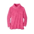thumbnail image 2 of Woman Within Plus Size Chenille Cowlneck Sweater, 2 of 6