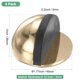 thumbnail image 3 of Uxcell 4-Pack Topes de Puerta Montados en el Suelo, Tope de Puerta de Acero Inoxidable en Forma de Media Cúpula con Amortiguador de Goma Plástica [Tono Dorado], 3 of 7