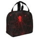 thumbnail image 2 of Easygdp Red Spider On The Web Bolsa Térmica Premium - Tela Oxford Impermeable, Gran Capacidad, Bolsillo Frontal, Unisex para Trabajo, Escuela, Actividades al Aire Libre y Picnics, 2 of 8