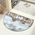 thumbnail image 5 of Tuvgenk Floor Mats Indoor Entrance Non Slip Area Rug Washable Semicircle Area Rug 24 X 16 inch, 5 of 6