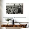 thumbnail image 3 of Elephant Stock Massive Manhattan Skyline Wall Art - Horizontal Canvas Wall Art - Living Room Wall Decor - City Canvas - Black And Gray Decor - 36" x 24", 3 of 8