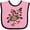 Pink and Black, variant on Inktastic Happy Thanksgiving Turkey Boys or Girls Baby Bib