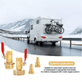 thumbnail image 3 of RV Winterize Blowout Adapter Kit, Sprinkler Wintering Blowout Adapter for 1/4In Quick Connect Plug 3/4In GHT Garden Hose, 3 of 5