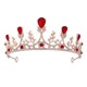 thumbnail image 1 of KAKOWELY Tocado de boda, corona de novia, corona de boda con diamantes de imitación, tiara, diadema nupcial, decoración, 1 of 5