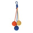 thumbnail image 3 of Black Juguete para mascotas, pelota de yute, sonajero, pelota para gatito, juguetes para masticar, pelota para atrapar arañazos, 3 of 5