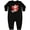 AB-Black, variant on Hug Sock Monkey Baby Fleece Romper