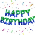thumbnail image 1 of Guirnalda de Globos Aijoso Super Bros Feliz Cumpleaños, 1 of 7