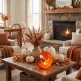 thumbnail image 6 of GOFLIC Halloween Flameless Candle Light, Spooky LED Wax Pillar Lamp for Tabletop Shelf Mantel Haunted Room Party Home Decor, 6 of 7