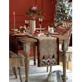 thumbnail image 5 of Gnomes Christmas Decorations Table Runners Cotton Linen Farmhouse Buffalo Plaid Red Black Non-Slip Rectangle for Party Kitchen,Home ,Dining Table ,Outdoor,13X72 Inches Long Winter Snowflakes, 5 of 8