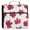Red Maple Leaves, variant on Water-Resistant 3-Ring Binder Organizer with Multiple Pockets Zipper Binder Bag for Office Red Maple Leaves