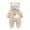 Khaki, variant on Fesfesfes Toddler Neutral Baby Bodysuit Boys Girls Infants Jumpsuit Solid Color Plush Cute Bear Ears Onesie Winter Thick Keep Warm Jumpsuit Romper On Sale