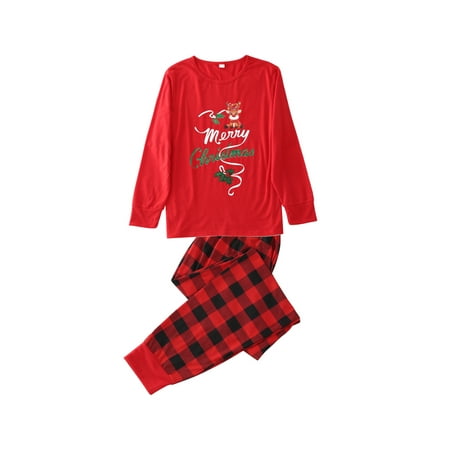 

Seyurigaoka Christmas Parent-child Long Sleeve Printing Nightwear Set/ Jumpsuit