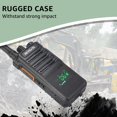thumbnail image 2 of Radio bidireccional Retevis RB89 de largo alcance, 2600 mAh, paquete de 4 unidades con ACC, 2 of 9