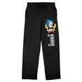 thumbnail image 5 of Sonic The Hedgehog Classic Sonic sleep pant on Black Adult-Medium, 5 of 7
