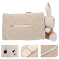 thumbnail image 2 of Lindo porta pañuelos para coche, caja de pañuelos con diseño de animales de peluche, divertido dispensador de pañuelos para coche, porta pañuelos colgante para coche, linda caja de pañuelos., 2 of 7