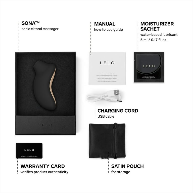 LELO SONA Sucking Vibrator For Women With 8 Settings for Targeted Pleasure, Black - Walmart.com LELO SONA Sucking Vibrator For Women With 8 Settings for Targeted Pleasure, Black - Walmart.com
