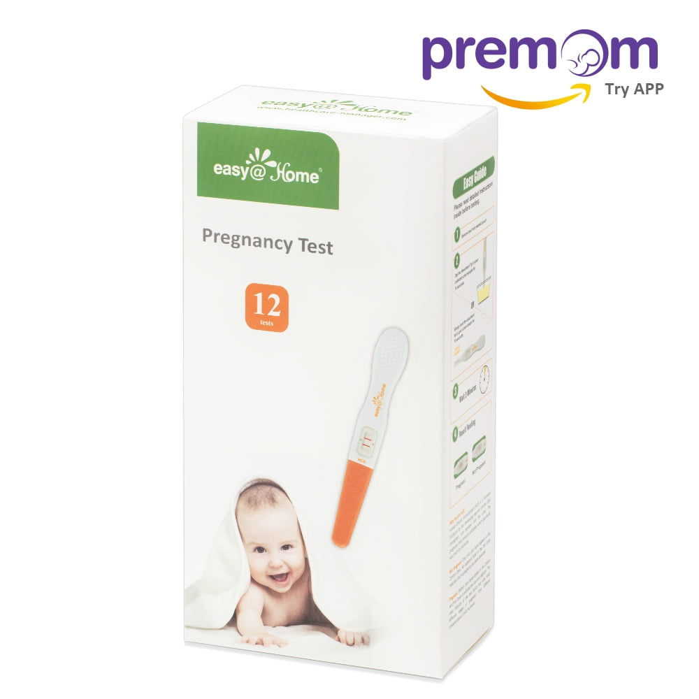 EasyHome Pregnancy Test Sticks hCG Midstream 12 Pack