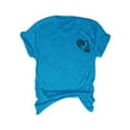 thumbnail image 2 of WNEGSTG Shirts for Women Raising My Husband Is Exhausting T Shirt Funny Wife Gift Shirt Blue, 2 of 4