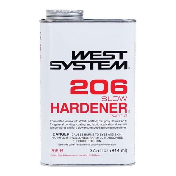 West System 1832112 High Strength Epoxy Clear Hardener, 27.5 oz