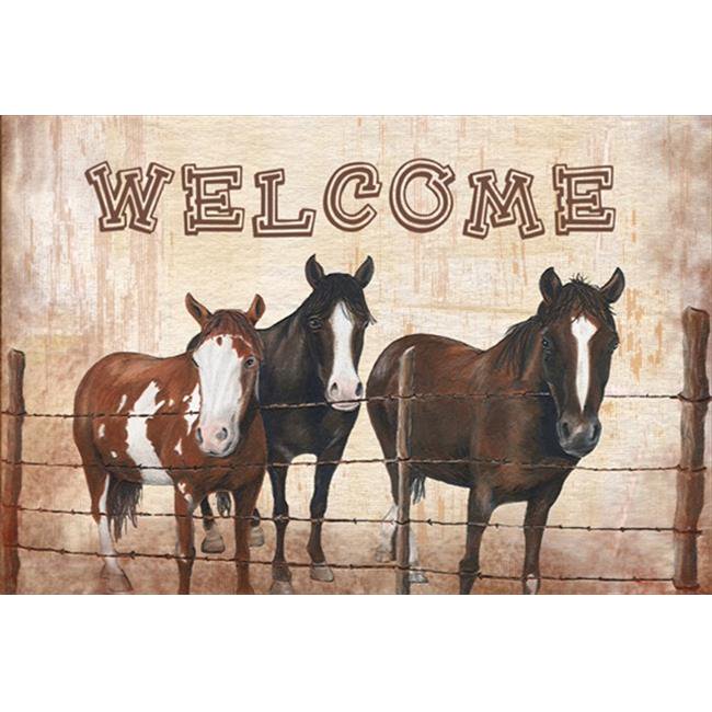 Mat With Horses Fabric Placemat