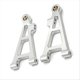 thumbnail image 4 of For 1/16 RC Car Upgrade Parts Front Hem Arm Kit Silver, 4 of 5