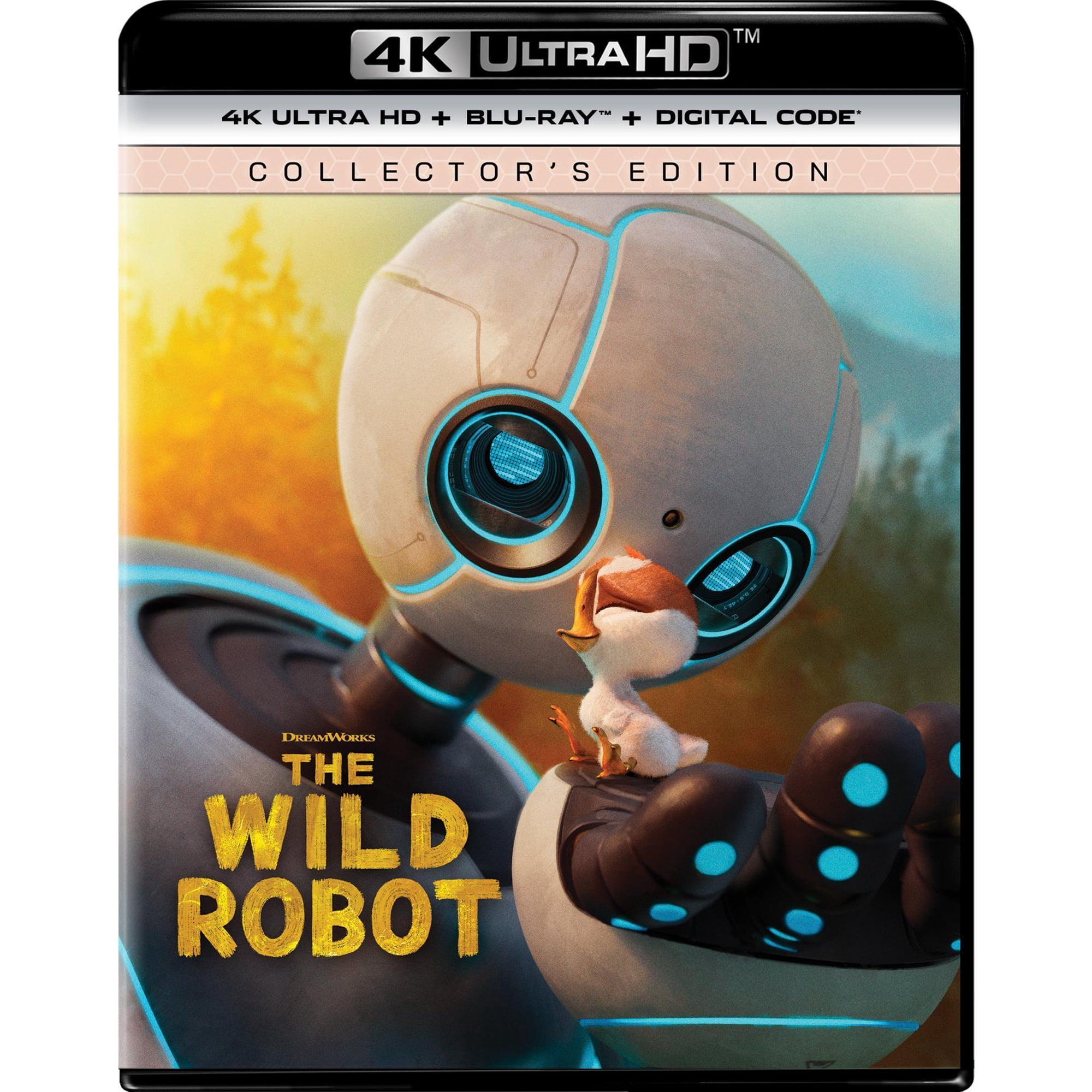 The Wild Robot (4K Ultra HD + Blu-ray + Digital Copy), Family, DreamWorks