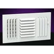Hart & Cooley 303146 - 14X6 Ceiling Curved Blade Three Way Register
