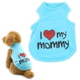 thumbnail image 1 of Camiseta para perros Chalecos de verano para mascotas Ropa para cachorros Disfraces lindos Camisas Ropa suave y transpirable Ropa para perros con estampado de moda Trajes para perros pequeños y, 1 of 6
