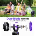 thumbnail image 2 of Ventilador de camping AJVV Dual Motors con batería de 20000 mAh, luz LED, 2 of 8