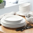 thumbnail image 2 of Better Homes & Gardens Anniston Porcelain Round-Shaped Dinner Plate, white, ceramic plate, 2 of 4