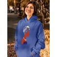 thumbnail image 2 of Woman Silhouette Hoodie Women -SPIdeals Designs, Female Large, 2 of 4
