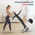 thumbnail image 5 of Redliro Folding Treadmills for Home Electric Walking Machine with Heart Rate Sensor LCD Display 220lbs 2HP, Black, 5 of 8