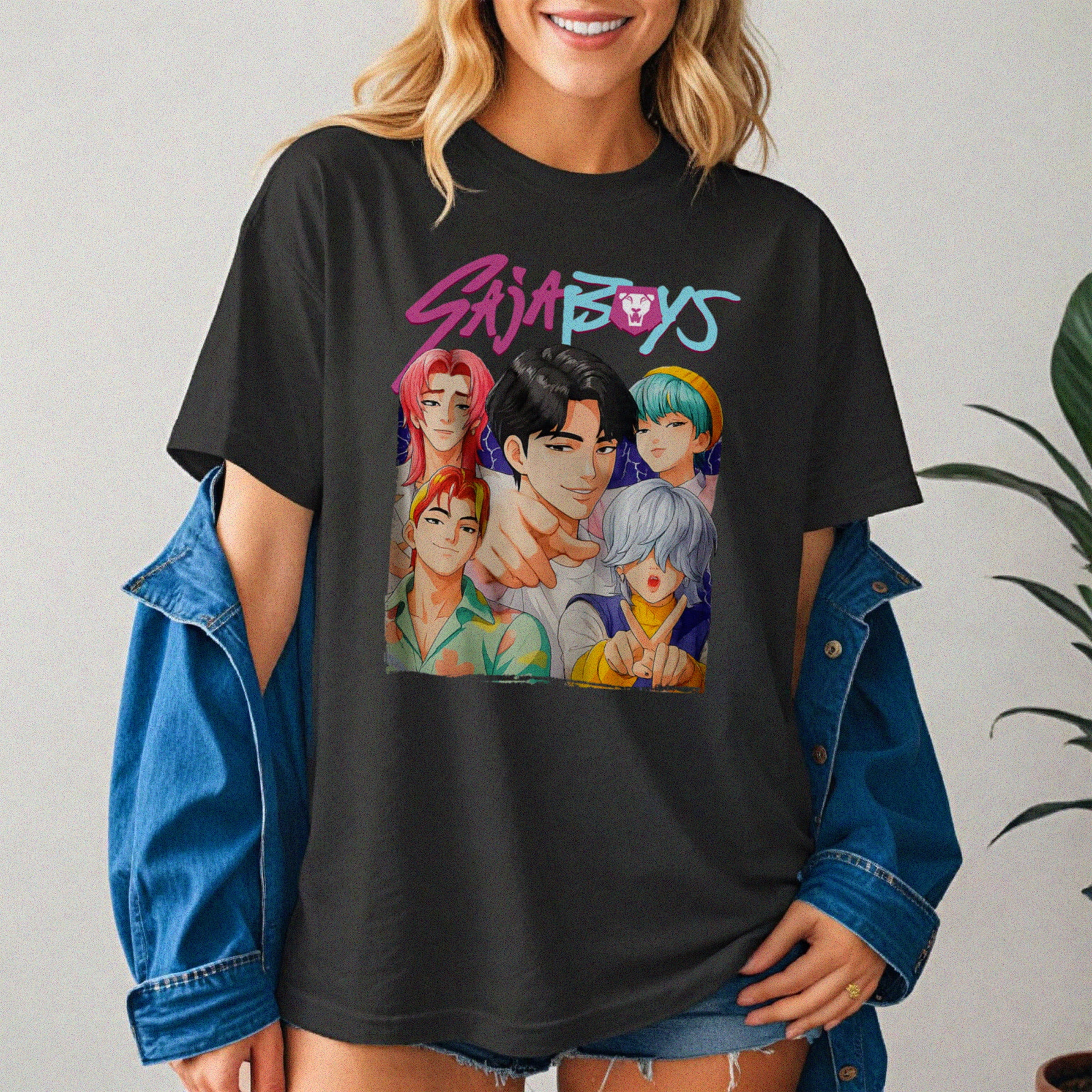 K-POP・アジア ILLIT Super Real MD S/S T-Shirt ILLIT Kpop Girl Band T-shirt Super Real Me Song Printing Tee