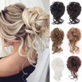 thumbnail image 2 of LAICAIW Chignon Désordonné, Chignon Froncé, Extensions de Cheveux pour Femmes, 2 of 6