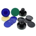thumbnail image 1 of USHOBE 2Sets Plastic Air Hockey Pusher in Assorted Color for Smooth Table Game Action, 1 of 8