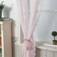 thumbnail image 3 of Lace Sheer Curtain Floral Net Voile Drape Door Window Yarn Tulle Decorative Screening for Balcony Bedroom, 3 of 8